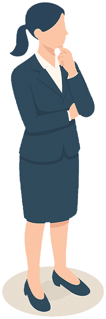 お悩みを抱える女性